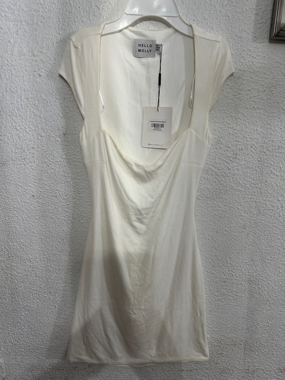 Hello Molly Cream Cowl Neck Cap Sleeve Camisole